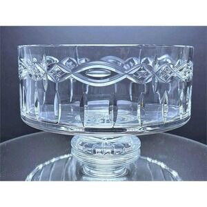Waterford Lismore Footed Dessert Bowl In Original Box 10" Pristine A True Beauty